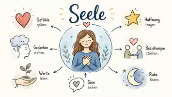 Vorschau - Arbeitsblätter - Arbeitsblätter zum Thema "Seele" + Lösung & MP3 + Mindmap + Infografik - Seite 1