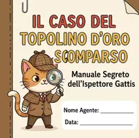 anteprima - Quiz - Ispettor Gattis - Risolvi il caso! I VERBI (classe seconda) - Pagina di copertina