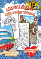 Vorschau - Mal- und Bastelvorlagen - Baden-Württemberg Ausmalbilder - Deckblatt