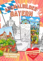 Vorschau - Mal- und Bastelvorlagen - Bayern Ausmalbilder - Deckblatt