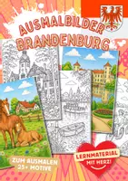 Vorschau - Mal- und Bastelvorlagen - Brandenburg Ausmalbilder - Deckblatt