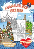 Vorschau - Mal- und Bastelvorlagen - Hessen Ausmalbilder - Deckblatt