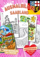 Vorschau - Mal- und Bastelvorlagen - Saarland Ausmalbilder - Deckblatt