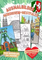 Vorschau - Mal- und Bastelvorlagen - Nordrhein-Westfalen Ausmalbilder NRW - Deckblatt
