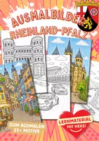 Vorschau - Mal- und Bastelvorlagen - Rheinland-Pfalz Ausmalbilder - Deckblatt