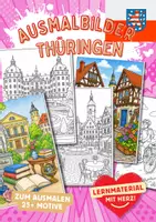 Vorschau - Mal- und Bastelvorlagen - Thüringen Ausmalbilder - Deckblatt