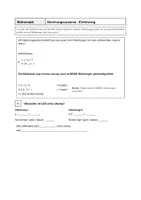 Vorschau - Arbeitsblätter - Gleichungssysteme - Einführung - Arbeitsblatt mit Lösungen - Deckblatt