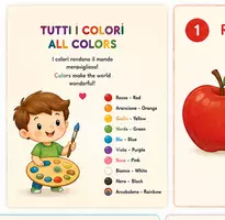 anteprima - Opere didattiche / Libri di testo - i colori del bambino/ the baby's colors. - Pagina 1