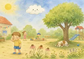 Vorschau - Bildkarten - Kamishibai Geschichte Die kleine Wolke - Seite 1