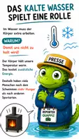 Vorschau - Bildkarten - QUAPPIZ Kindernews - Warum macht Schwimmen hungrig? - Seite 1