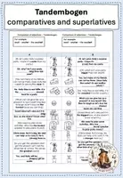 Vorschau - Arbeitsblätter - Tandembogen zu comparatives and superlatives - Deckblatt