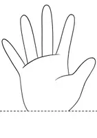 Vorschau - Mal- und Bastelvorlagen - Abschied XXL Winkehand - Basteln Grundschule / Kita Verabschiedung - Seite 3