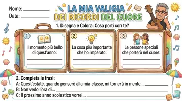 anteprima - Schede informative - La Scuola va in Vacanza (Kit Didattico) - Pagina di copertina