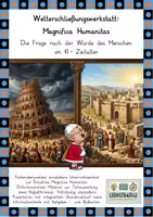 Vorschau - Stundenentwürfe - Magnifica Humanitas - Die Würde des Menschen im KI-Zeitalter - Deckblatt