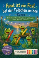 Vorschau - Arbeitsblätter - Heut ist ein Fest bei den Fröschen am See - BW-Noten | farbig - Deckblatt