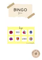 Vista previa - Tarjetas / Manipulativos - Bingo de flores - Portada