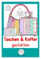 Vorschau - Mal- und Bastelvorlagen - Taschen und Koffer gestalten. Kreative Musterwerkstatt für den Kunstunterricht - Deckblatt