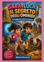anteprima - Opere didattiche / Libri di testo - Sara e Luca nella preistoria - Pagina di copertina