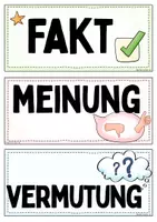 Vorschau - Spiele - Fakt, Meinung oder Vermutung - Zuordnungsspiel mit Lösungen | 35 Karten | Grundschule & Sek I Klasse 2–6 - Seite 3