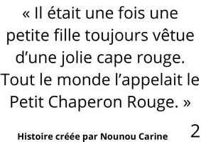 Aperçu - Cartes / Images - Le chaperon rouge Histoire Kamishibaï - Page 1