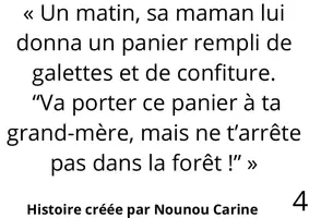 Aperçu - Cartes / Images - Le chaperon rouge Histoire Kamishibaï - Page 3