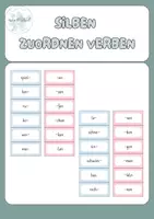 Vorschau - Arbeitsblätter - Silben zuordnen – Verben lesen und zusammensetzen - Deckblatt