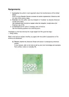 Vorschau - Test - 2 weitere Klausurvorschläge American Dream, mit EWH, mock exam, mündliche Prüfung, Abitur Englisch - Seite 1
