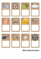 Vista previa - Refuerzo / NEE / Materiales de apoyo - 54 Mini tarjetas conciencia fonológica. Castellano - página 2