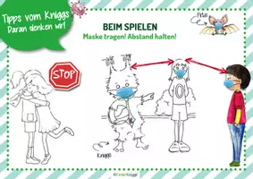 Vorschau - Stundenentwürfe - CORONA-Regeln kindgerecht verpackt | von KinderKnigge - Seite 1