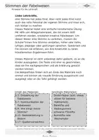 Vorschau - Mal- und Bastelvorlagen - Stimmen der Fabelwesen - Seite 1