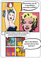 Vorschau - Unterrichtsreihen - Pop Art Portrait im Sommer – Kunst Unterricht Klassen 6-8 | Arbeitsblätter & Vorlagen - Seite 2