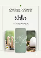 Vorschau - Lehrwerke/Schulbücher - Vorbereitungsskript Wahn - Heilpraktiker für Psychotherapie - Deckblatt