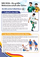 Vorschau - Arbeitsblätter - FUßBALL WM 2026: Fußball-Boom in den USA - Seite 1