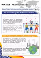 Vorschau - Arbeitsblätter - FUßBALL WM 2026: Nachhaltige Weltmeisterschaft – Wunsch oder Wirklichkeit? - Seite 1
