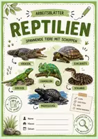 Vorschau - Arbeitsblätter - Reptilien_spannende Arbeitsblätter über Tiere mit Schuppen - Deckblatt