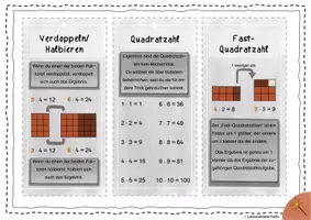 Vorschau - Merkblätter - Rechentrickfächer Multiplikation - Seite 2
