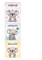 Vorschau - Bildkarten - Koala_Emotionskarten - Seite 3
