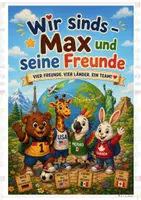 Vorschau - Arbeitsblätter - KOSTENLOS: Bilderbuch „Wir sinds“ mit Max & seinen Freunden | Sozialkompetenz & Differenzierung | Klasse 1–4 - Seite 1