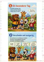 Vorschau - Mal- und Bastelvorlagen - KOSETNLOS: Bilderbuch „Freunde“ mit Max & seinen Freunden | Sozialkompetenz & Freundschaft | Klasse 1–4 - Seite 2