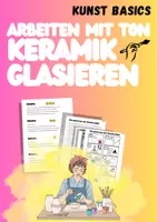 Vorschau - Arbeitsblätter - Keramik glasieren (Kunst, Klasse 5-13) - Deckblatt