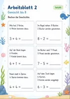 Vorschau - Arbeitsblätter - Rechengeschichten Plus und Minus bis 10 | Mathematik Klasse 1 | 7 Arbeitsblätter als PDF - Seite 2