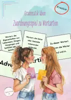 Vorschau - Spiele - Freebie: Kartenspiel zu Wortarten (Deutsch, Klasse 5/6) - Deckblatt