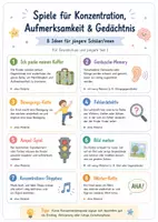 Vorschau - Spiele - Spielesammlung für Grundschule & Sek I – 216 Spielideen für Unterricht & Vertretung (Kennenlernen, Schuljahresende, Klassengemeinschaft, Fächer, etc) - Seite 1