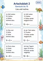 Vorschau - Arbeitsblätter - Leserechnen bis 20 | Mathematik Klasse 1 | 7 Arbeitsblätter als PDF - Seite 2