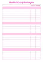 Vorschau - Lehrpläne/Lehrermaterial - 🌸 Lehrerplaner 2026/2027 – Printable PDF A4🌸 - Seite 2