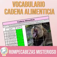 Vista previa - Juegos / Gamificación - Cadena alimenticia rompecabezas misterioso - Portada