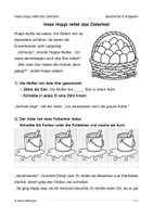 Vorschau - Arbeitsblätter - Hase Hoppi rettet das Osterfest (Lesetext mit Aufgaben) - Seite 3