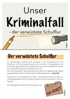 Vorschau - Arbeitsblätter - LESEKRIMI - Der verwüstete Schulflur - Seite 2