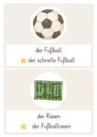 Vorschau - Arbeitsblätter - Fußball Weltmeisterschaft/ WM | Schleichdiktat/ Laufdiktat | 1./2.Kl | 8 Karten - Seite 2
