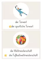 Vorschau - Arbeitsblätter - Fußball Weltmeisterschaft/ WM | Schleichdiktat/ Laufdiktat | 1./2.Kl | 8 Karten - Seite 3